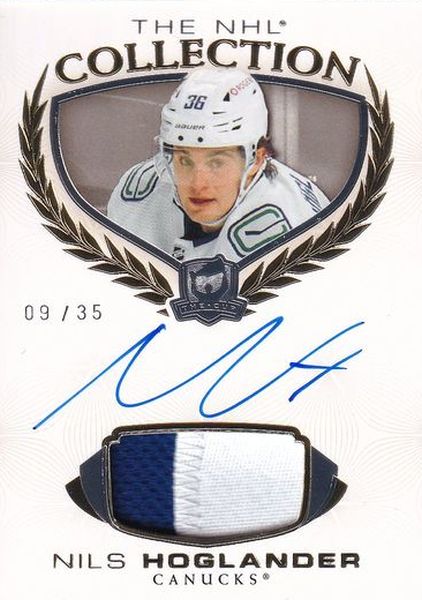 AUTO RC patch karta NILS HOGLANDER 20-21 UD The CUP The NHL Collection /35